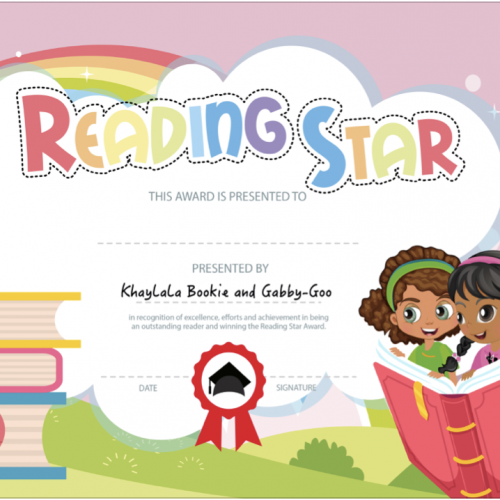 Reading Star Certificate